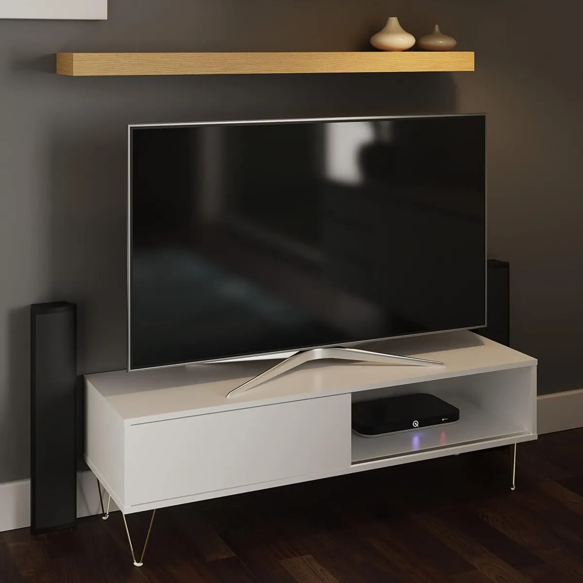 Timber Art Design Monaco TV Cabinet Unit with - Image 1