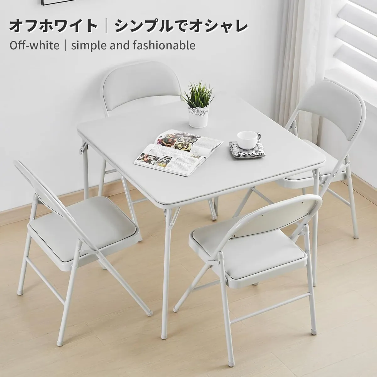 Foldable Table Folding Tables for Indoor and - Image 4