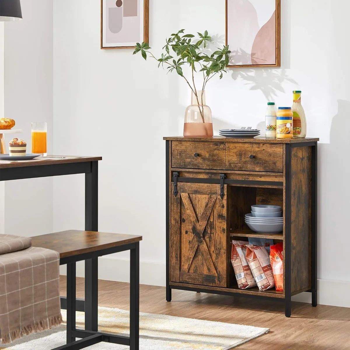 Storage Cabinet Sideboard and Tv Freestanding - Image 2