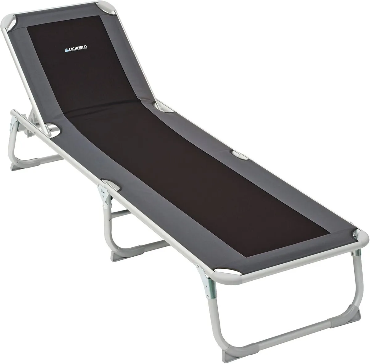 Deluxe Foldable Sun Lounger for Garden or Camping - Image 1