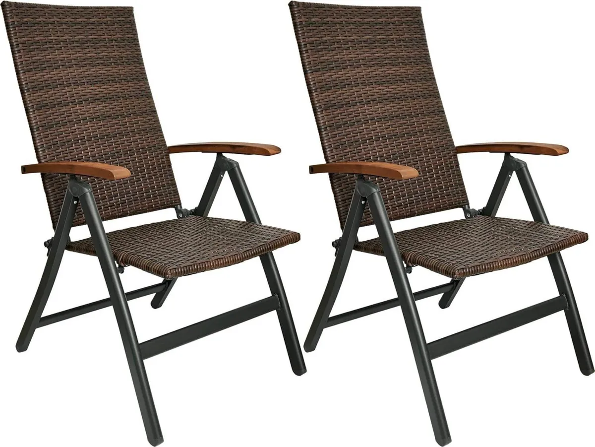Modena High-Back Dining Chair - Poly-Rattan - Image 1