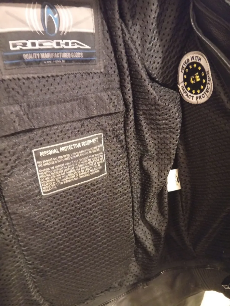 Original Genuine leather Moto RICHA RFX Jacket - Image 3