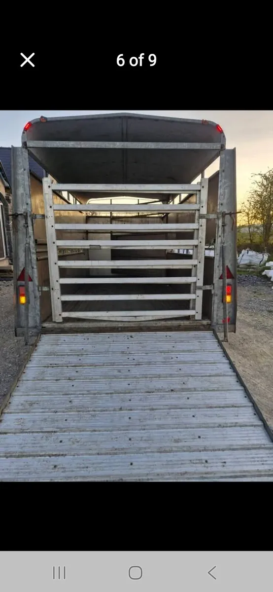 12 × 6 livestock trailer fully serviced - Image 3