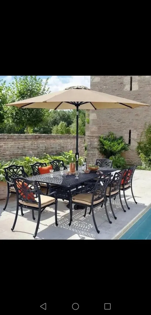**SALE**Brand New Hartman 8 Seater Cast Alum Set