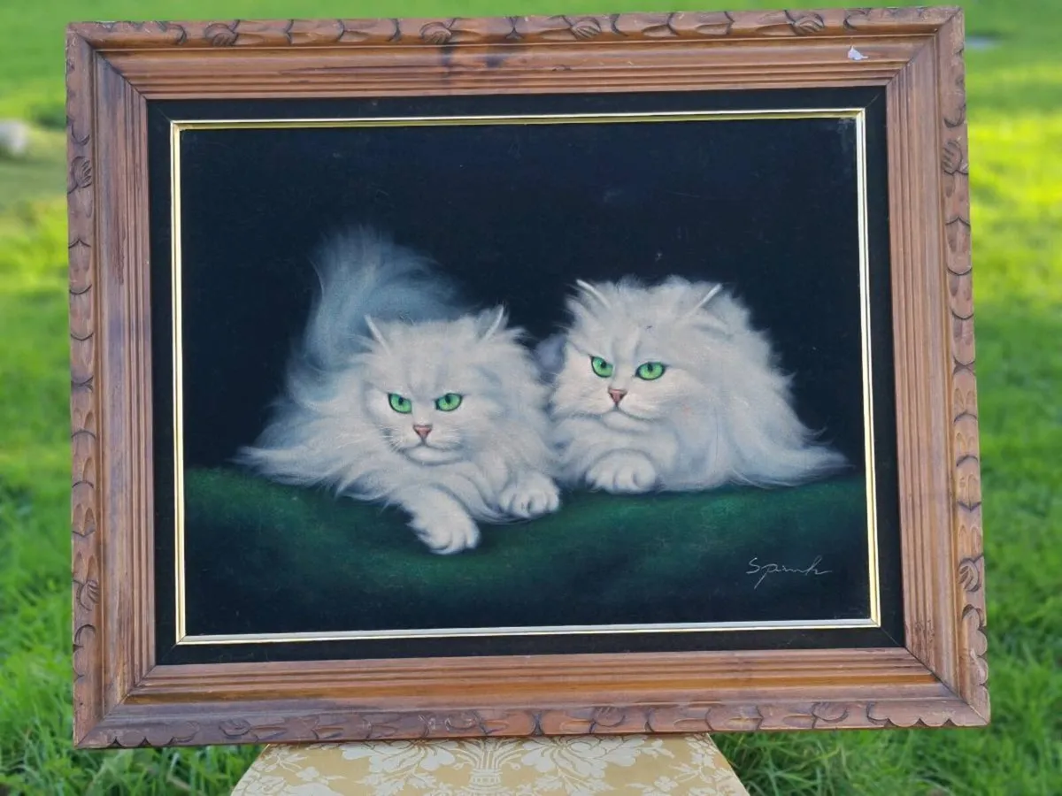 Vintage oil painting - Image 1