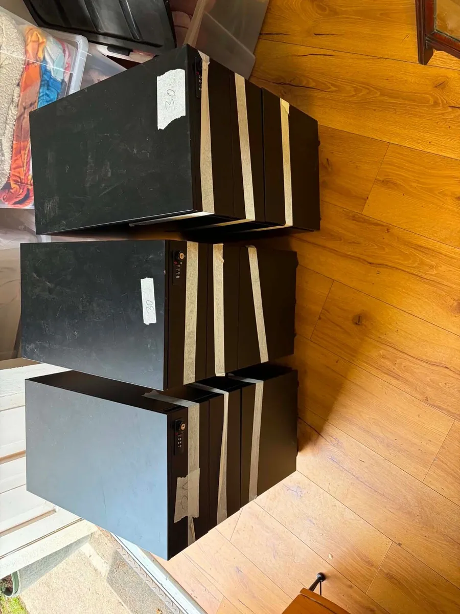 3 metal file cabinets office furniture - Image 2