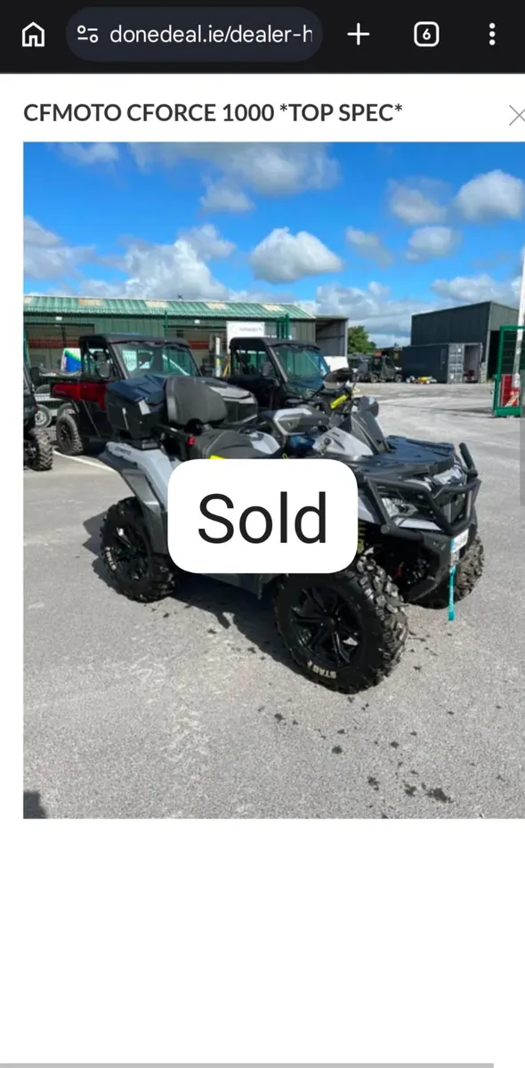 CFMOTO CFORCE 1000 *TOP SPEC* - Image 1