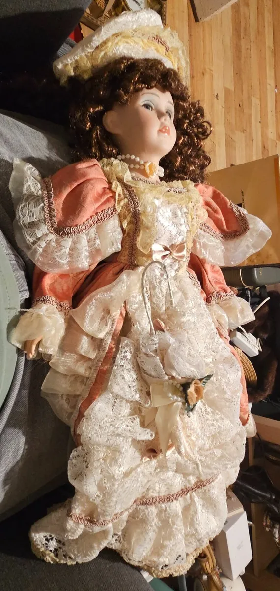 Vintage Large Collectable Victorian Doll - Image 1