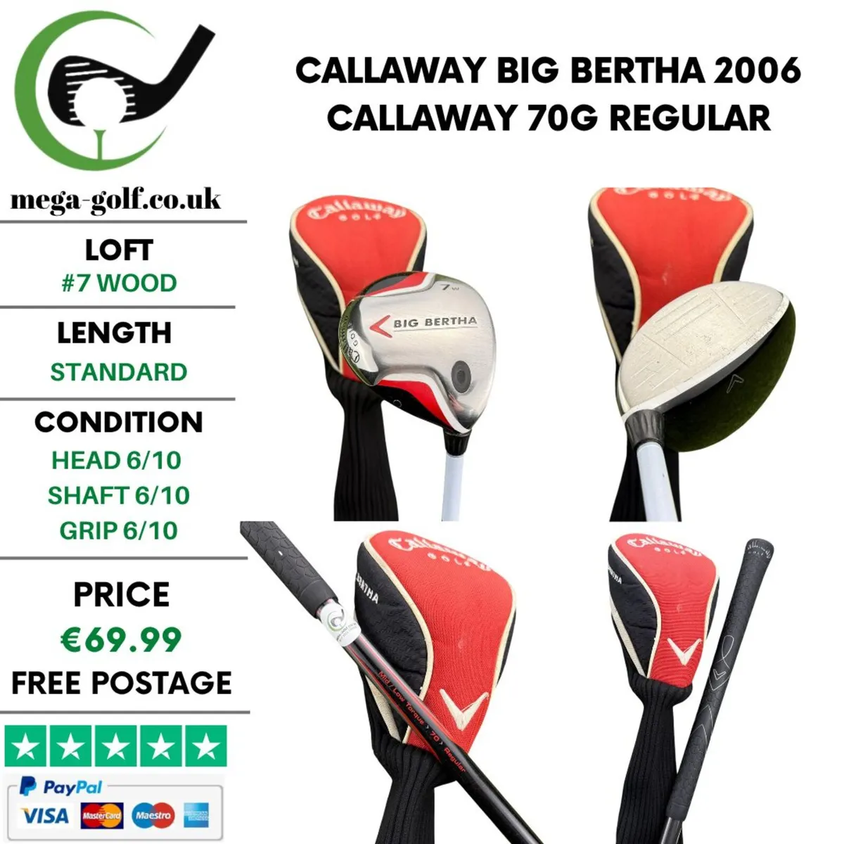 Callaway Big Bertha 2006 #7 Wood / Regular - Image 1