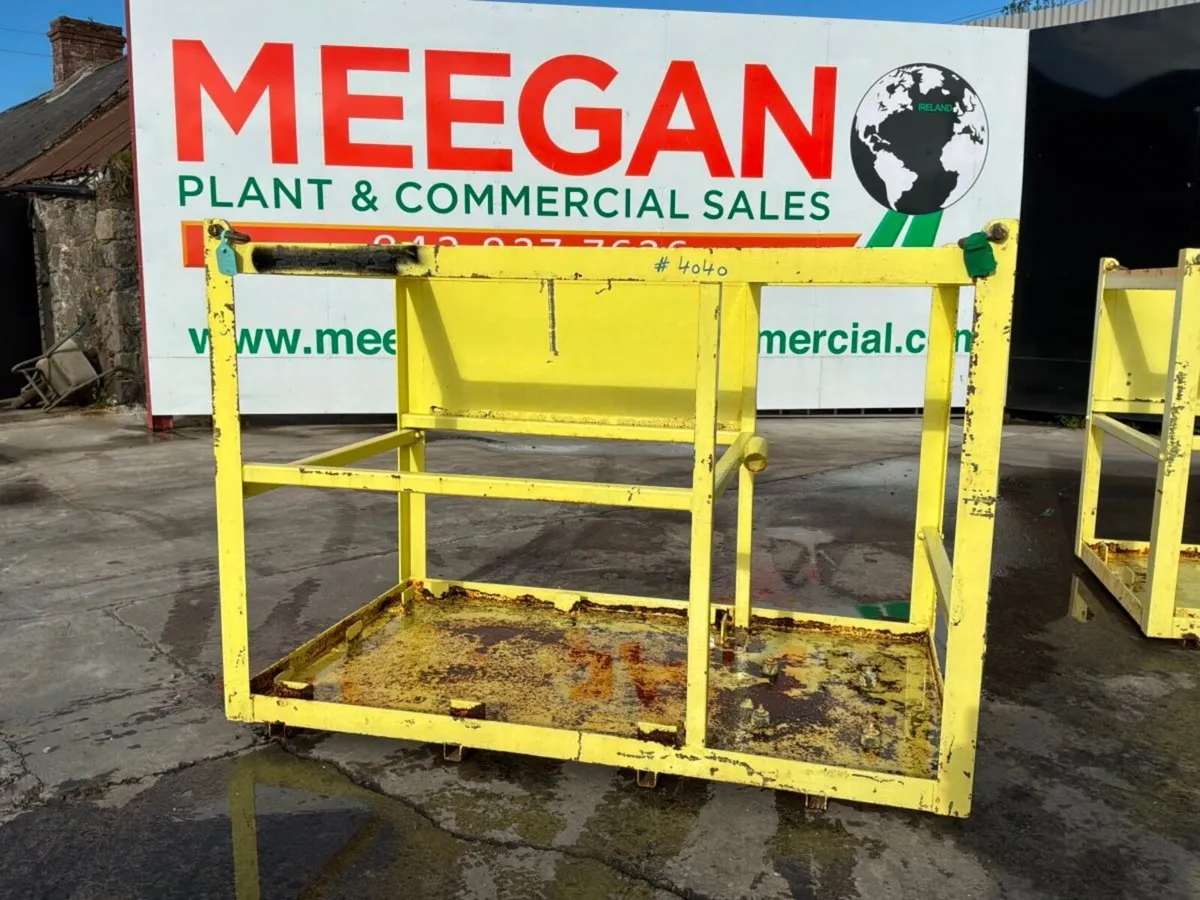 80" x 48" MAN BASKET / LIFTING CAGE............404 - Image 3