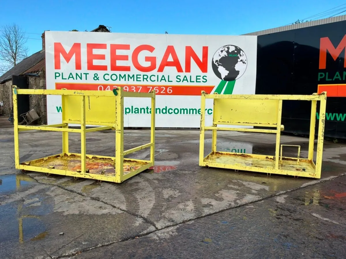 80" x 48" MAN BASKET / LIFTING CAGE............404 - Image 2