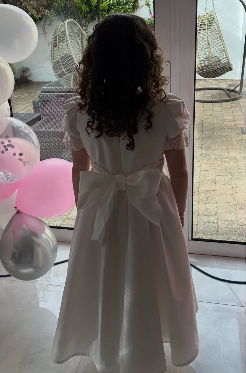 Communion Dress Darcy Bow - Image 2