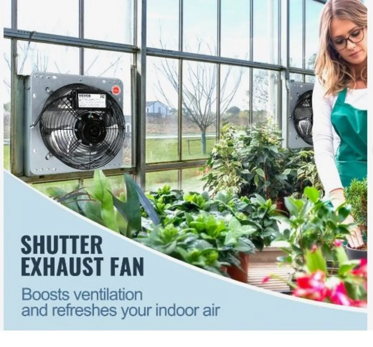 Shutter Exhaust Fan, 406 mm High-speed - Image 3