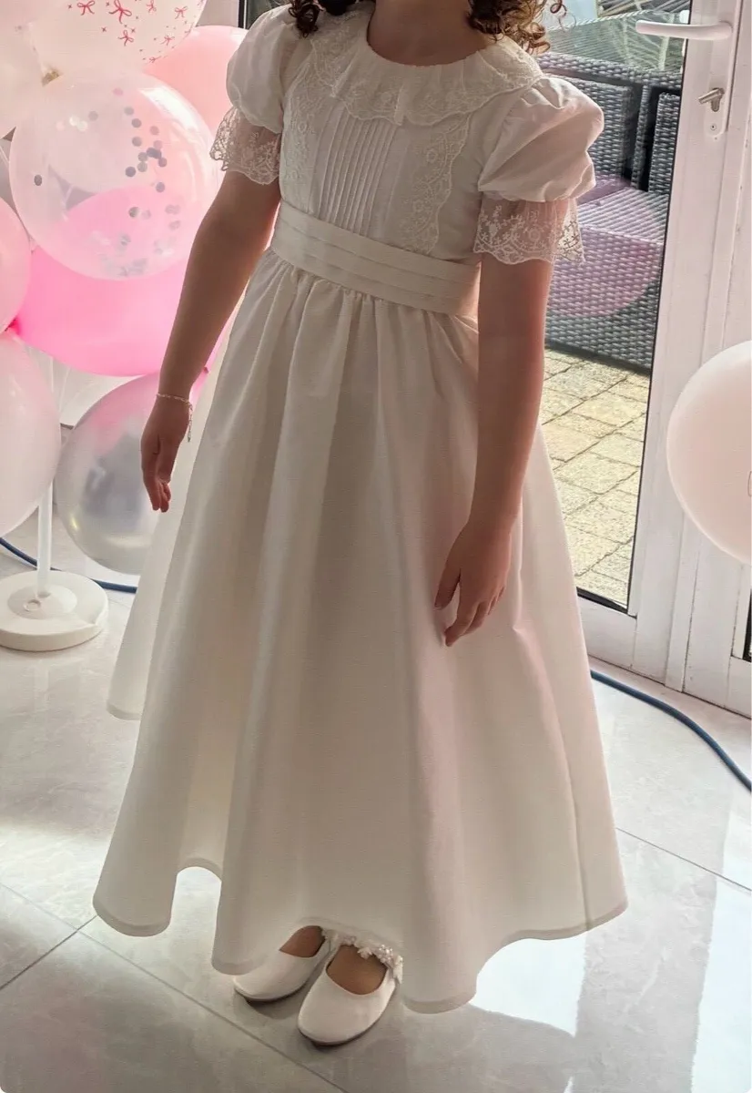 Communion Dress Darcy Bow - Image 1
