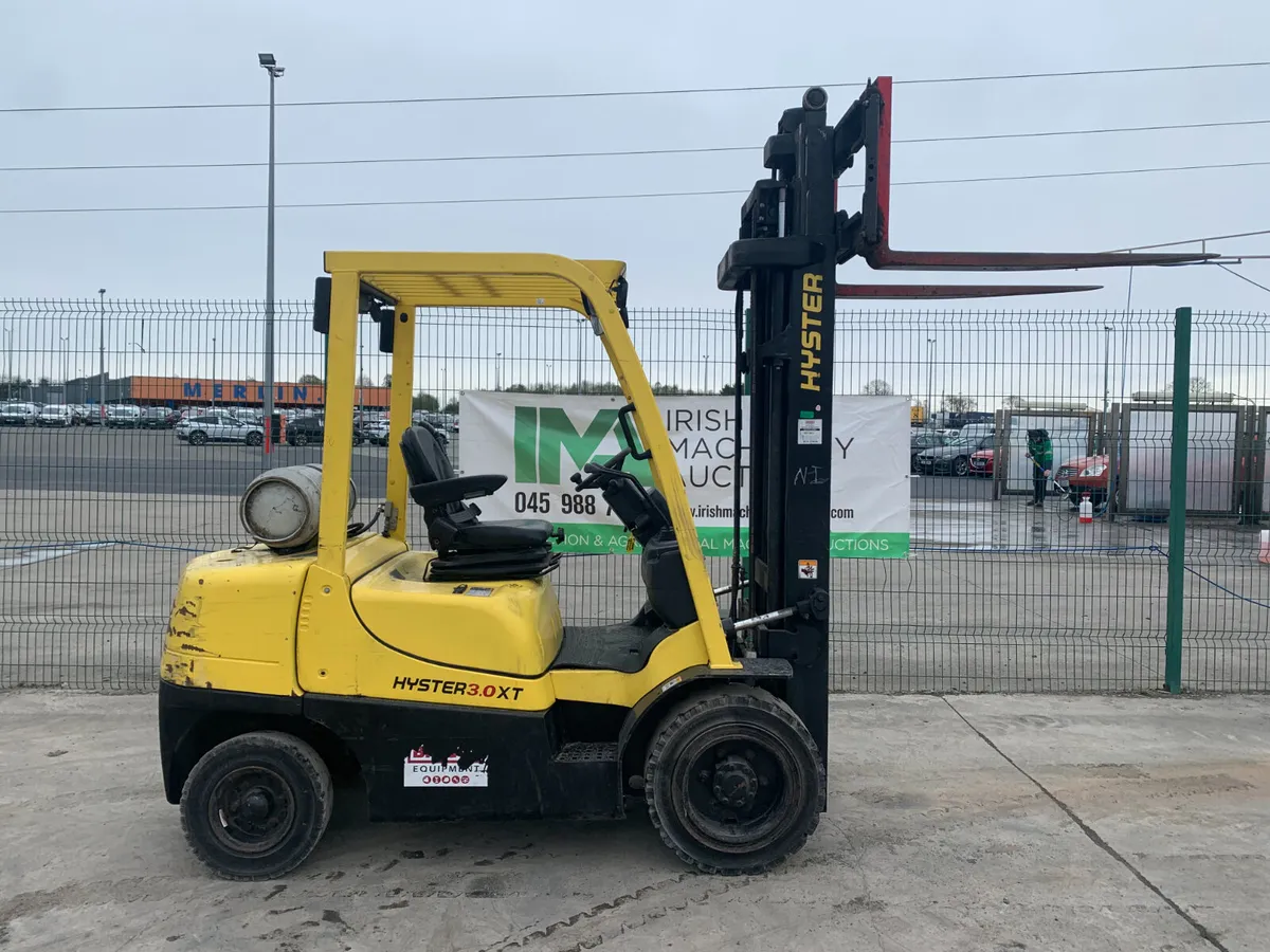 2019 HYSTER 3T GAS FORKLIFT FOR AUCTION - NAAS - Image 3