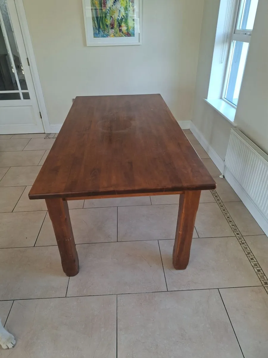 6 seater Kitchen table - Image 3