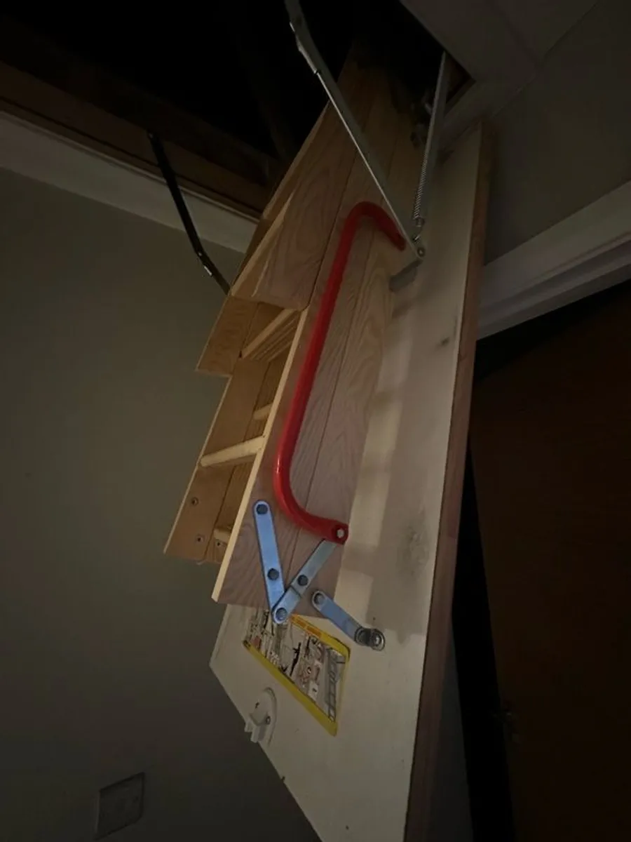 Timber loft ladder / folding stairs - Image 1
