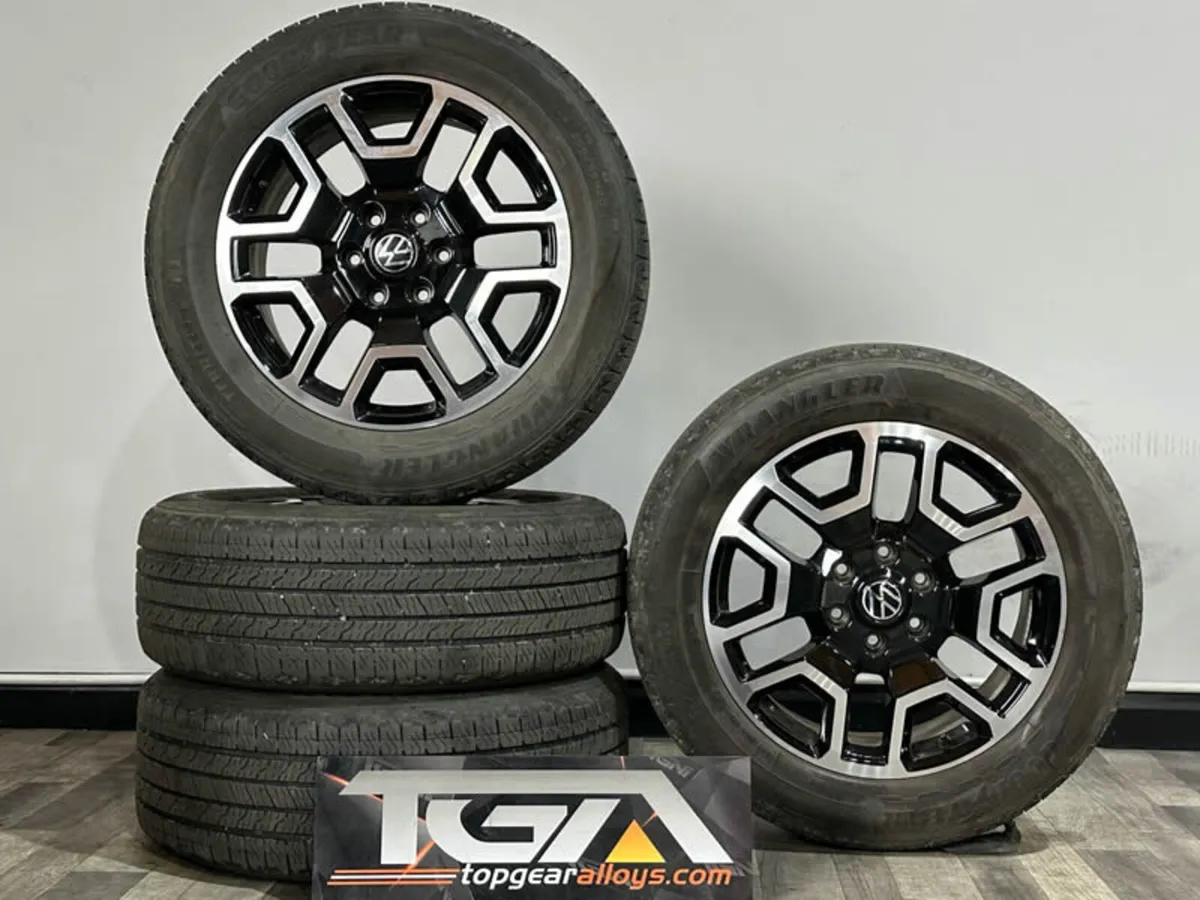 20" GENUINE AMAROK ALLOY WHEELS & GOODYEAR TYRES - Image 1