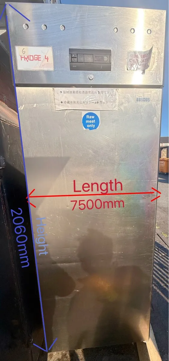 Commercial fridge refrigerator - Image 1