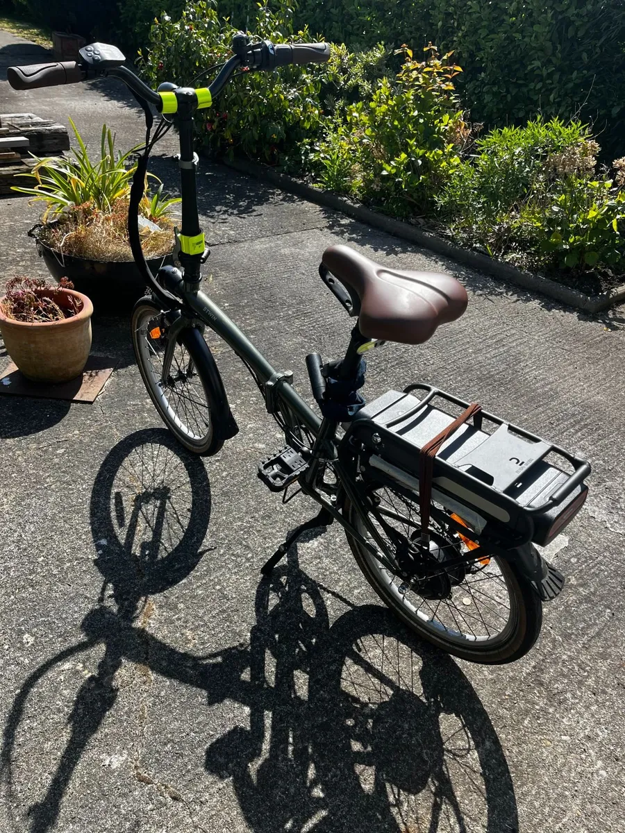 E-Folding Bike-Green Colour- Like brand new - Image 1