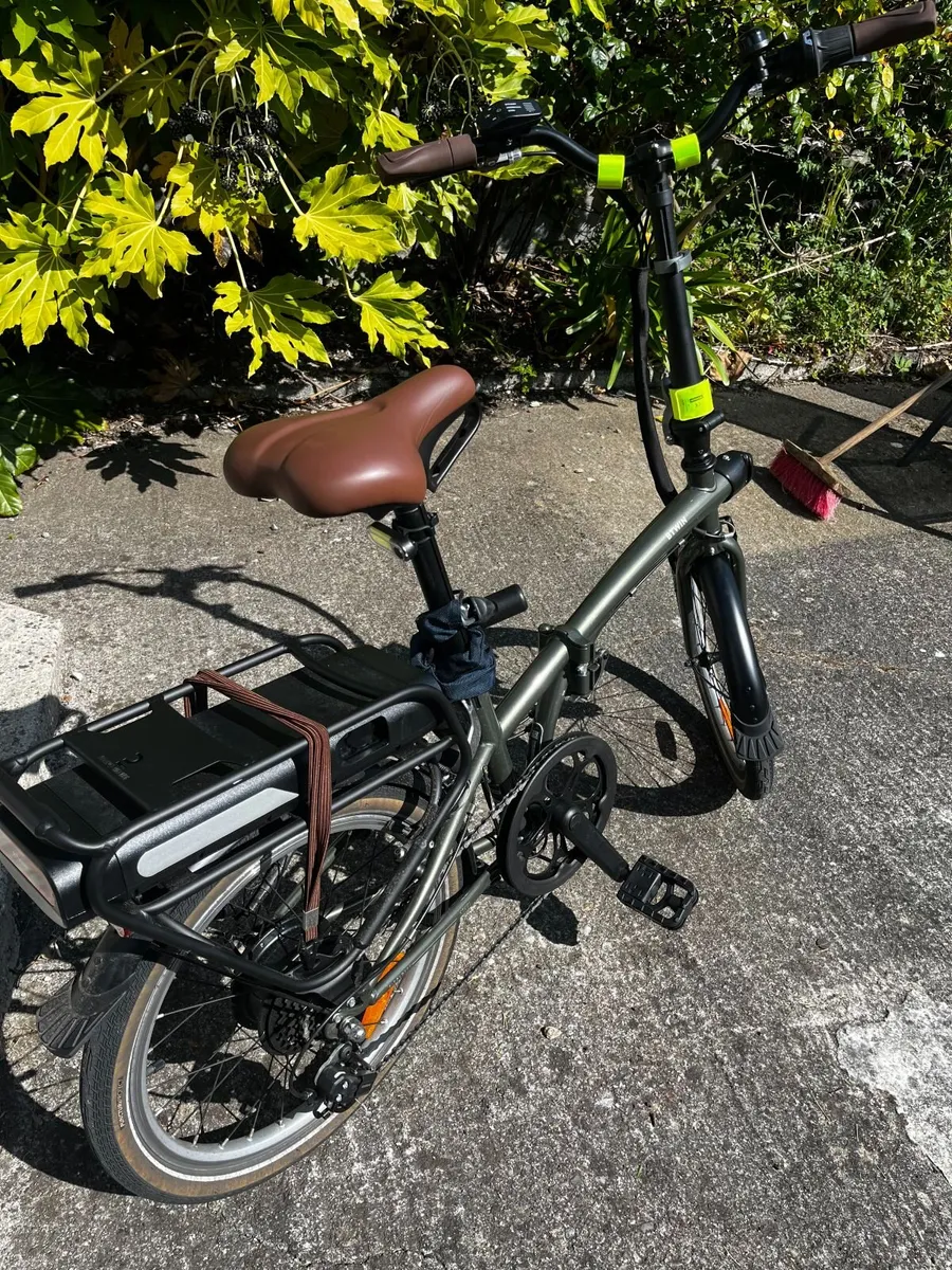 E-Folding Bike-Green Colour- Like brand new - Image 2