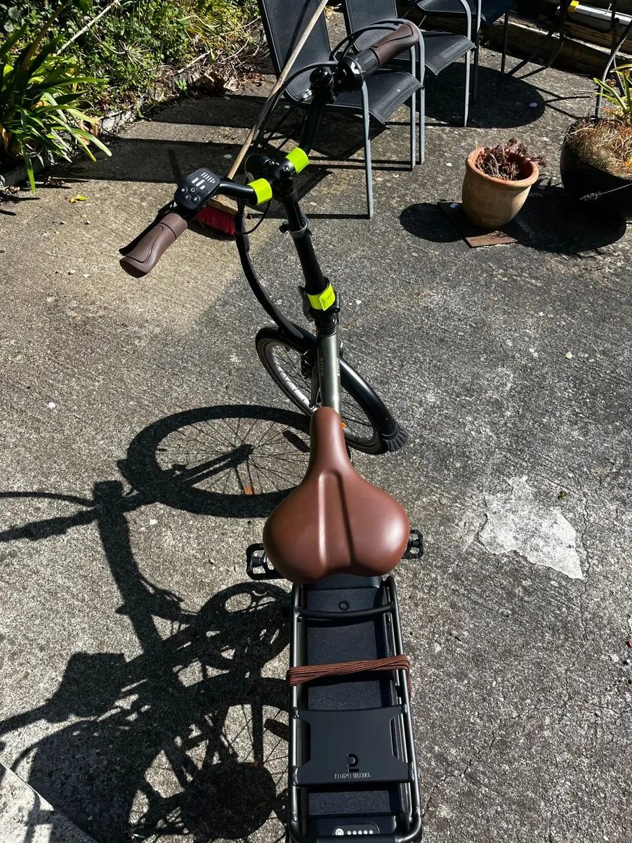 E-Folding Bike-Green Colour- Like brand new - Image 3