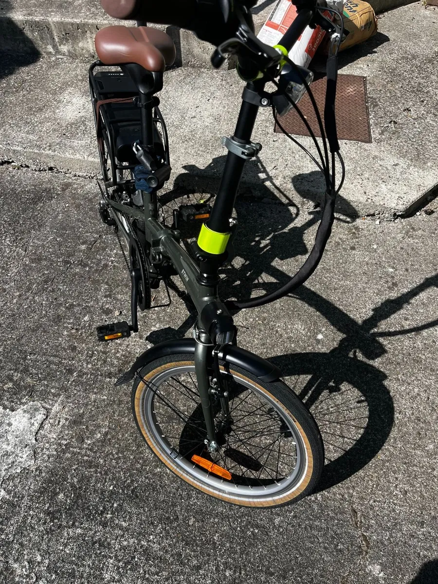 E-Folding Bike-Green Colour- Like brand new - Image 4
