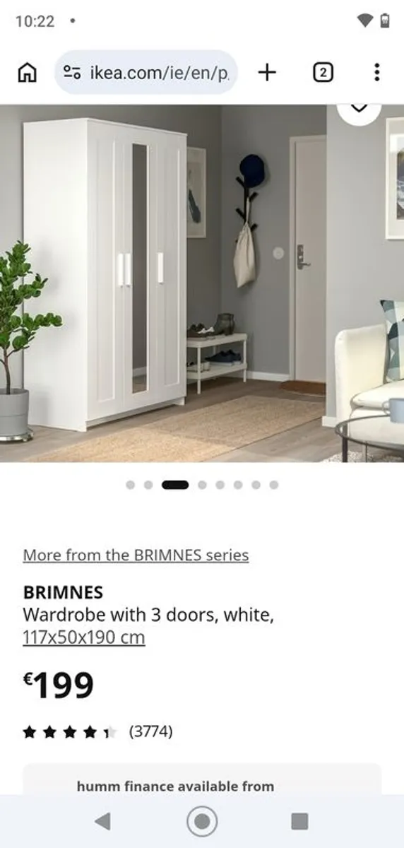 Wardrobe IKEA Brimnes - Image 3