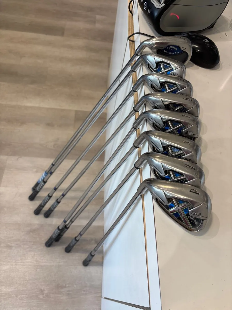 Callaway X22 irons (3-PW) Left Hand Reg - Image 1