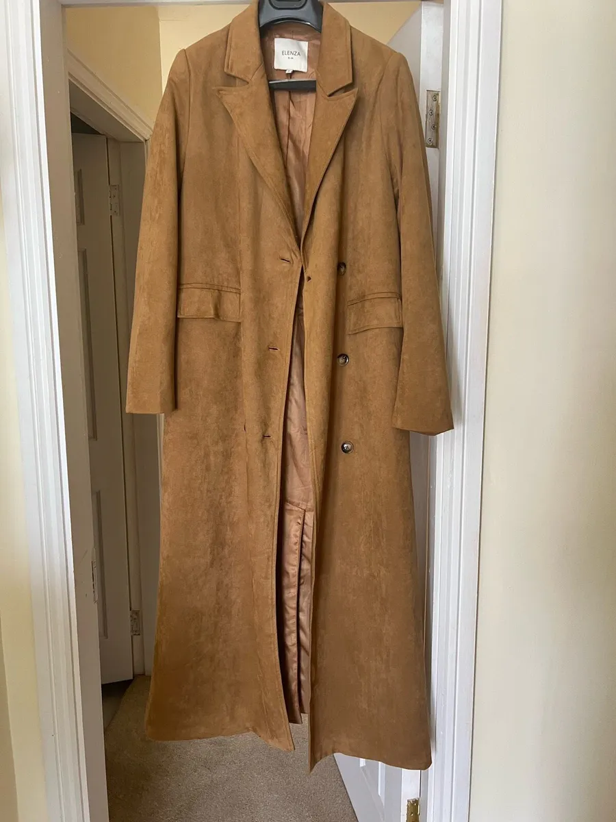 Long brown coat - Image 2