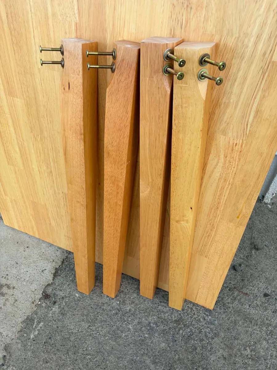 Kitchen table oak wooden - Image 2