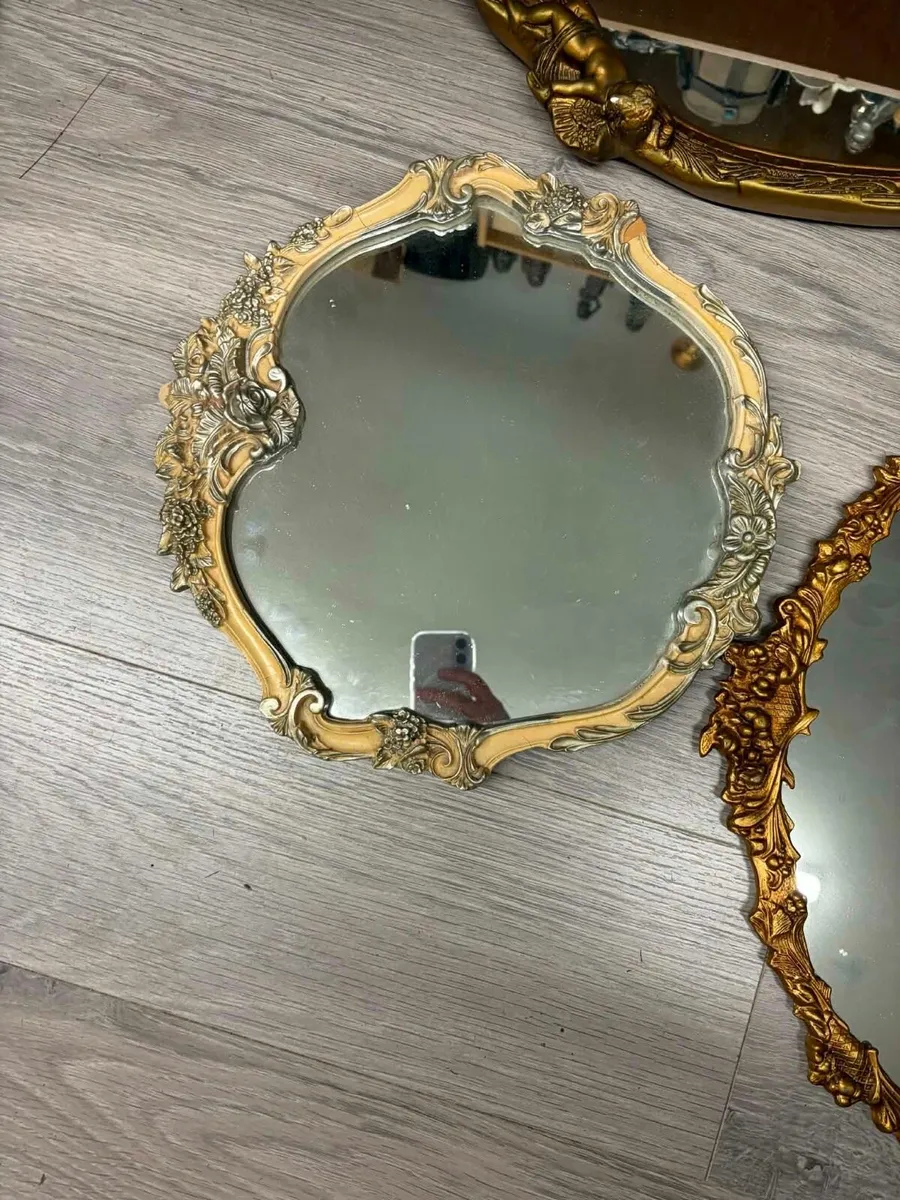 3 antique mirrors - Image 3