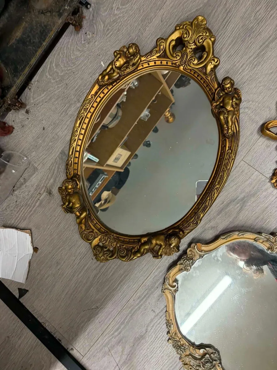 3 antique mirrors - Image 4