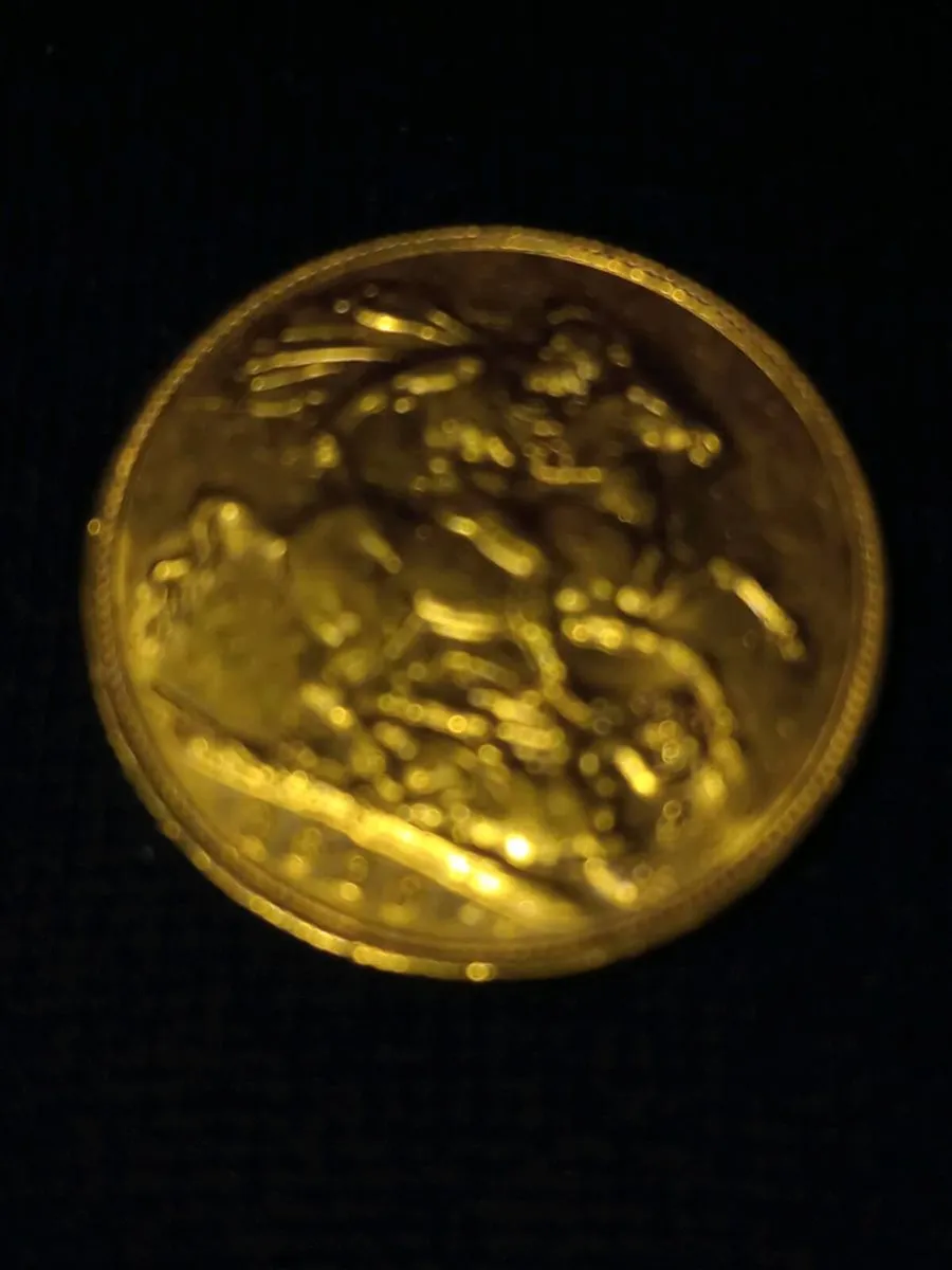 22 ct gold full soverien 1910 - Image 2