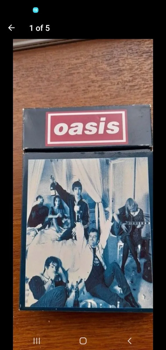 Oasis casette 1994 cig & alc RARE - Image 1