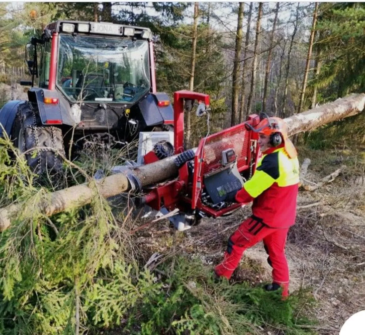 Hypro 300 Tractor mounted Harvester