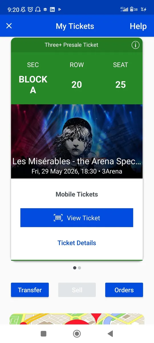 DISCOUNTED Les Miserables Tickets 3Arena 29th May - Image 2