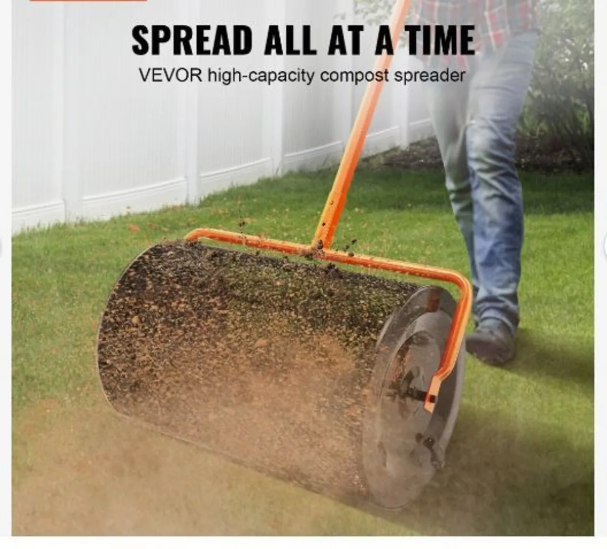Compost Spreader, 24.4-25.6" Height - Image 2