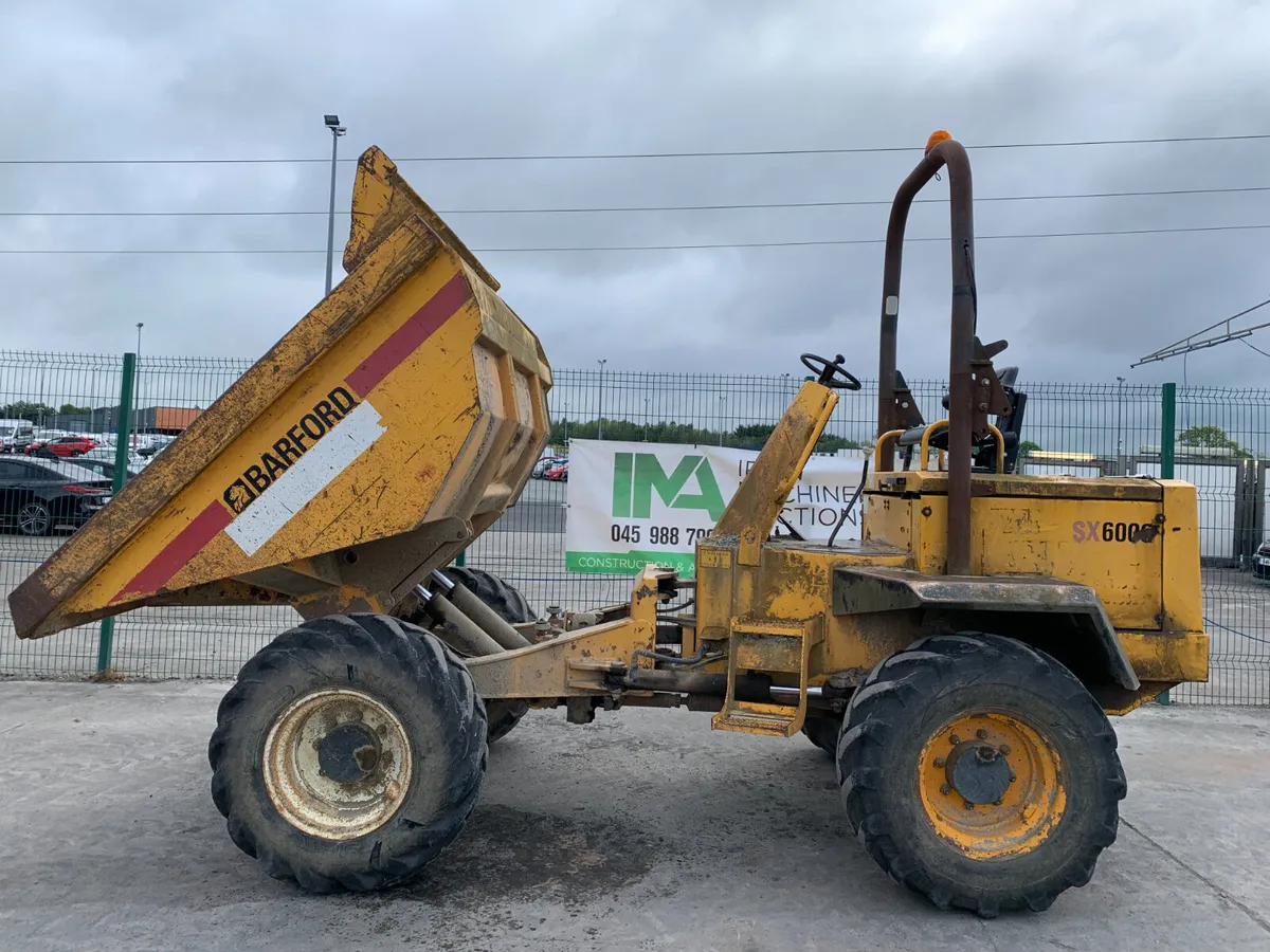 UNRESERVED 2006 BARFORD 6T DUMPER FOR AUCTION - Image 2