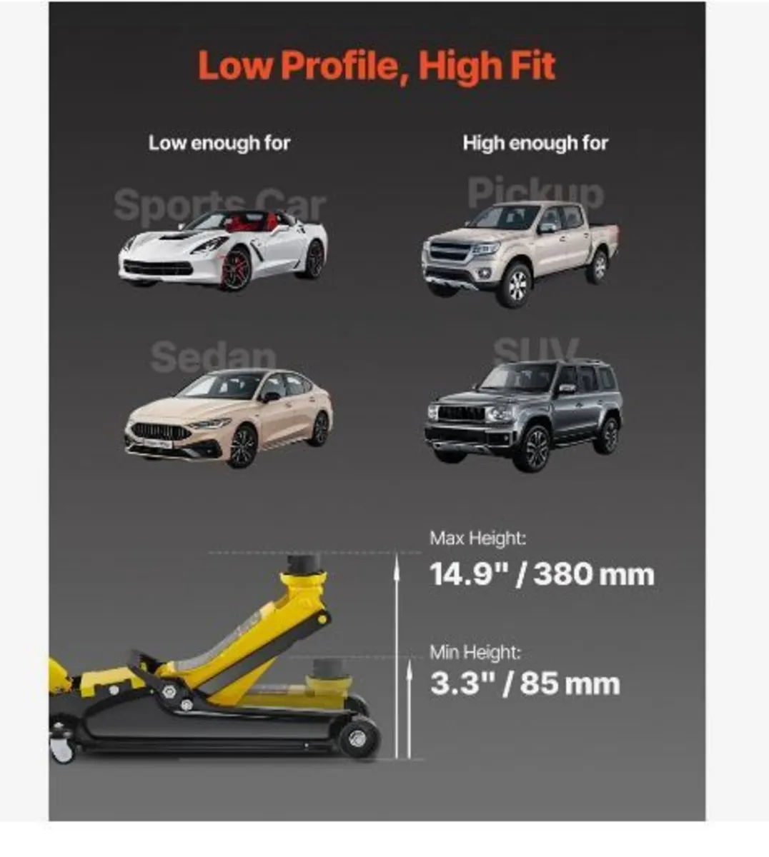 Floor Jack, 2.5 Ton - Image 4