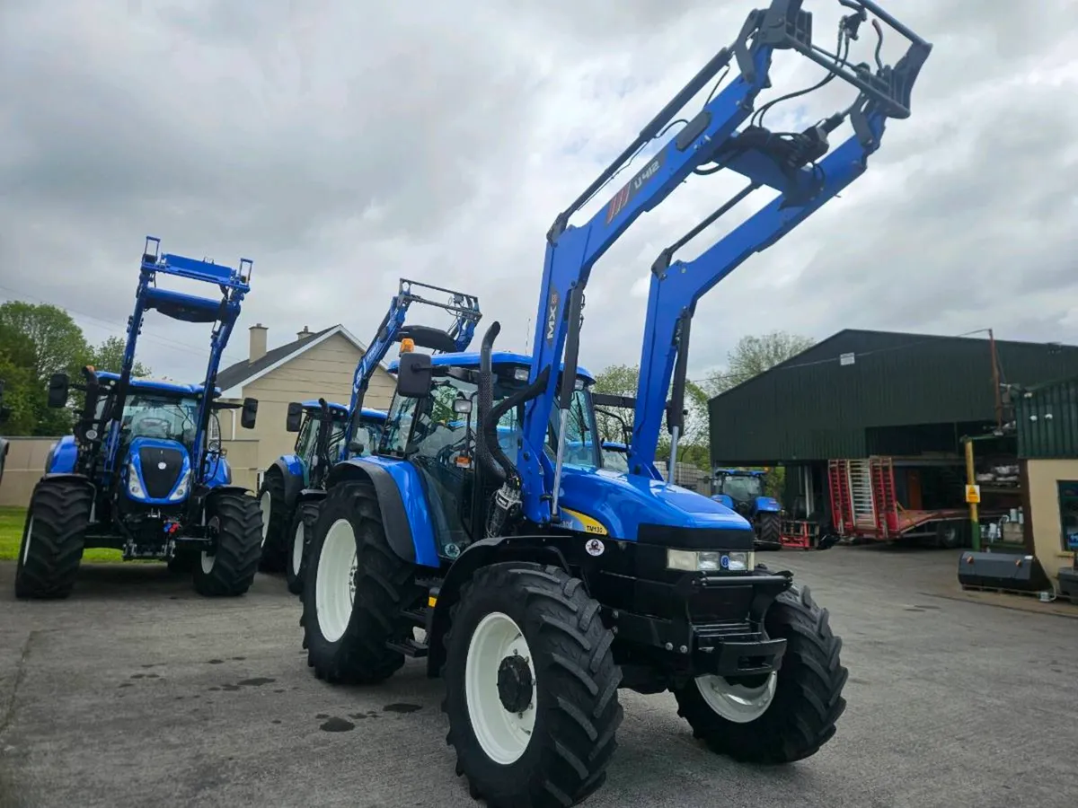 New holland TM130 and loader - Image 3