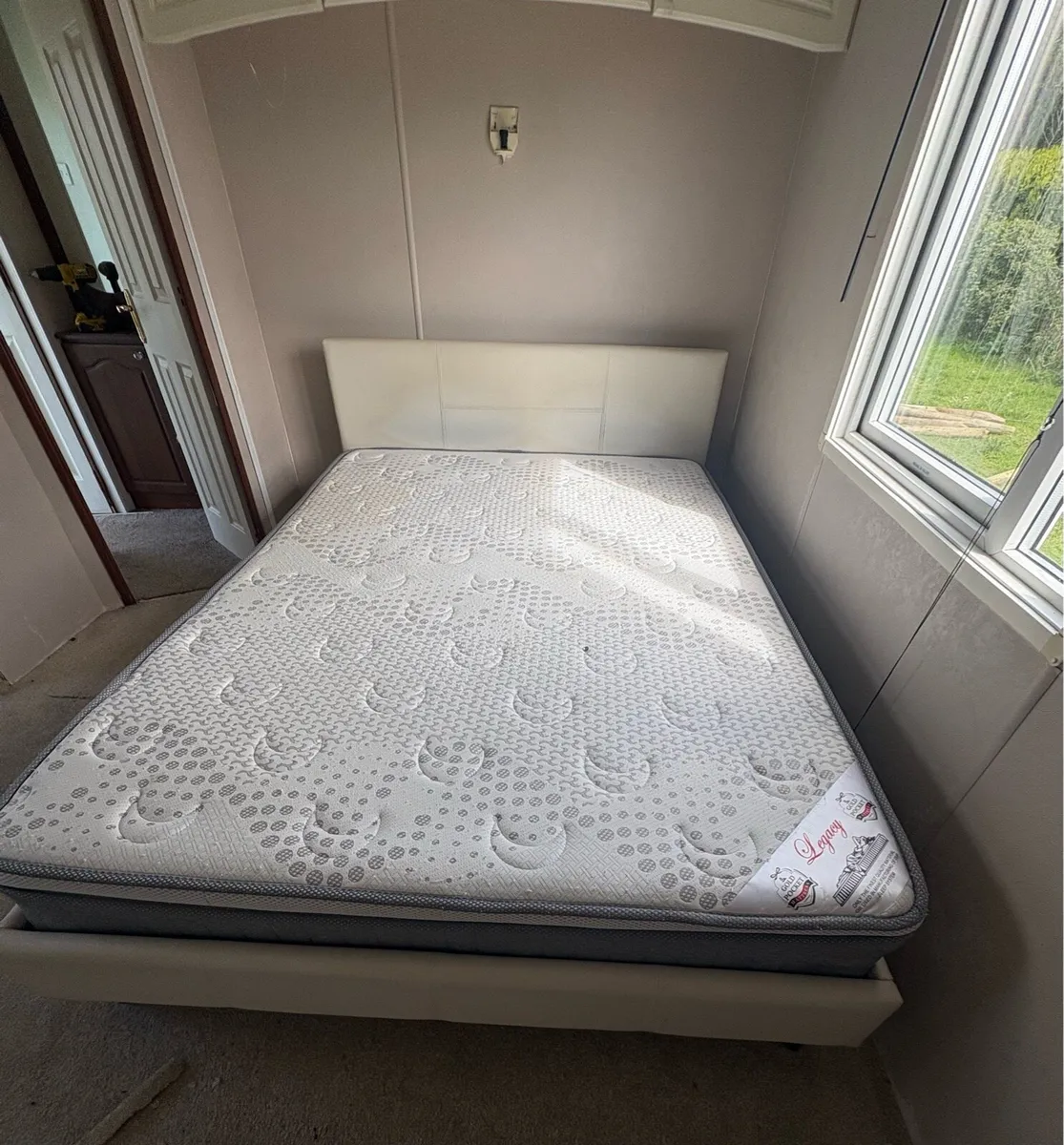 double bed and mattress - Image 1