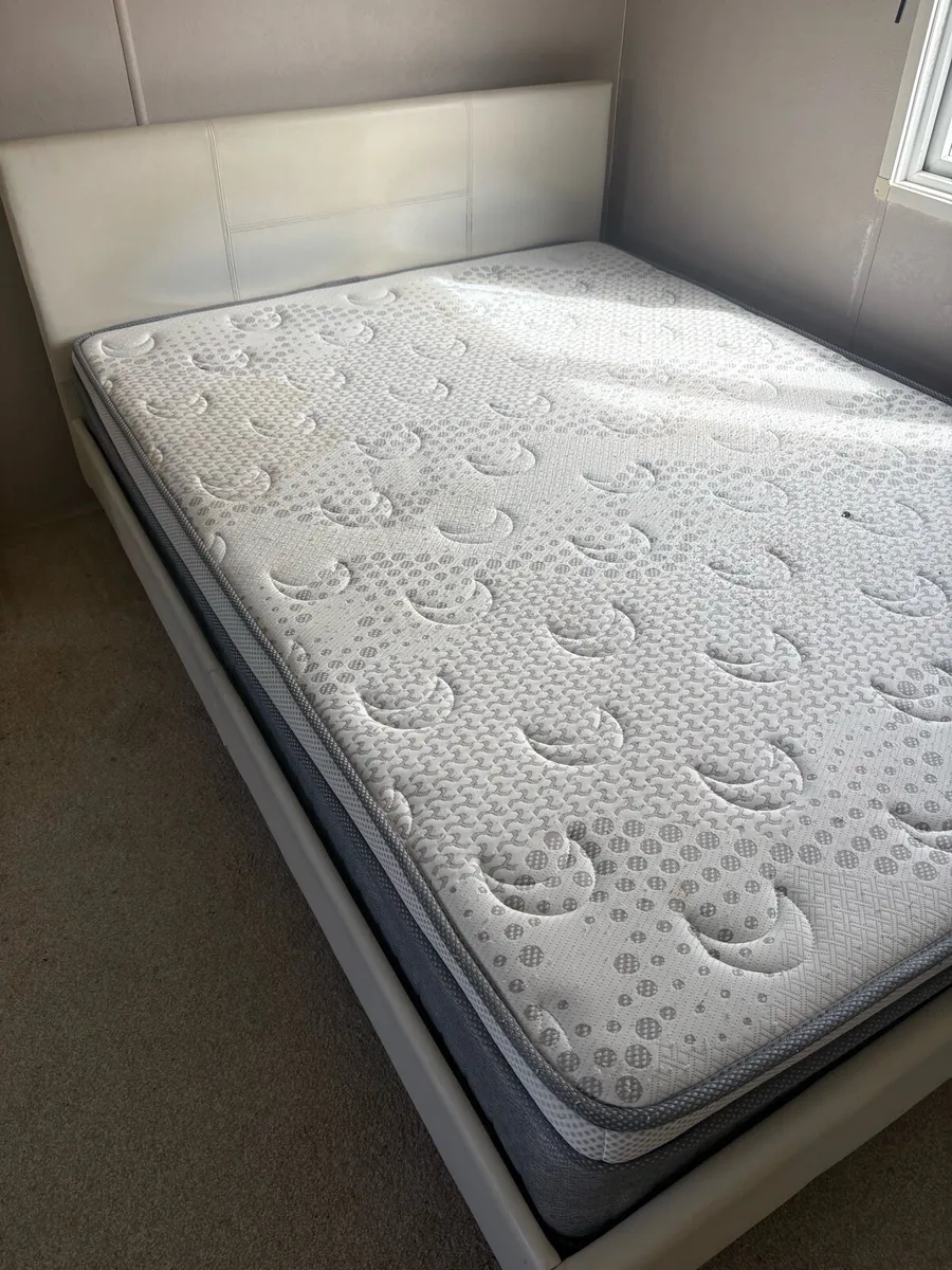 double bed and mattress - Image 2