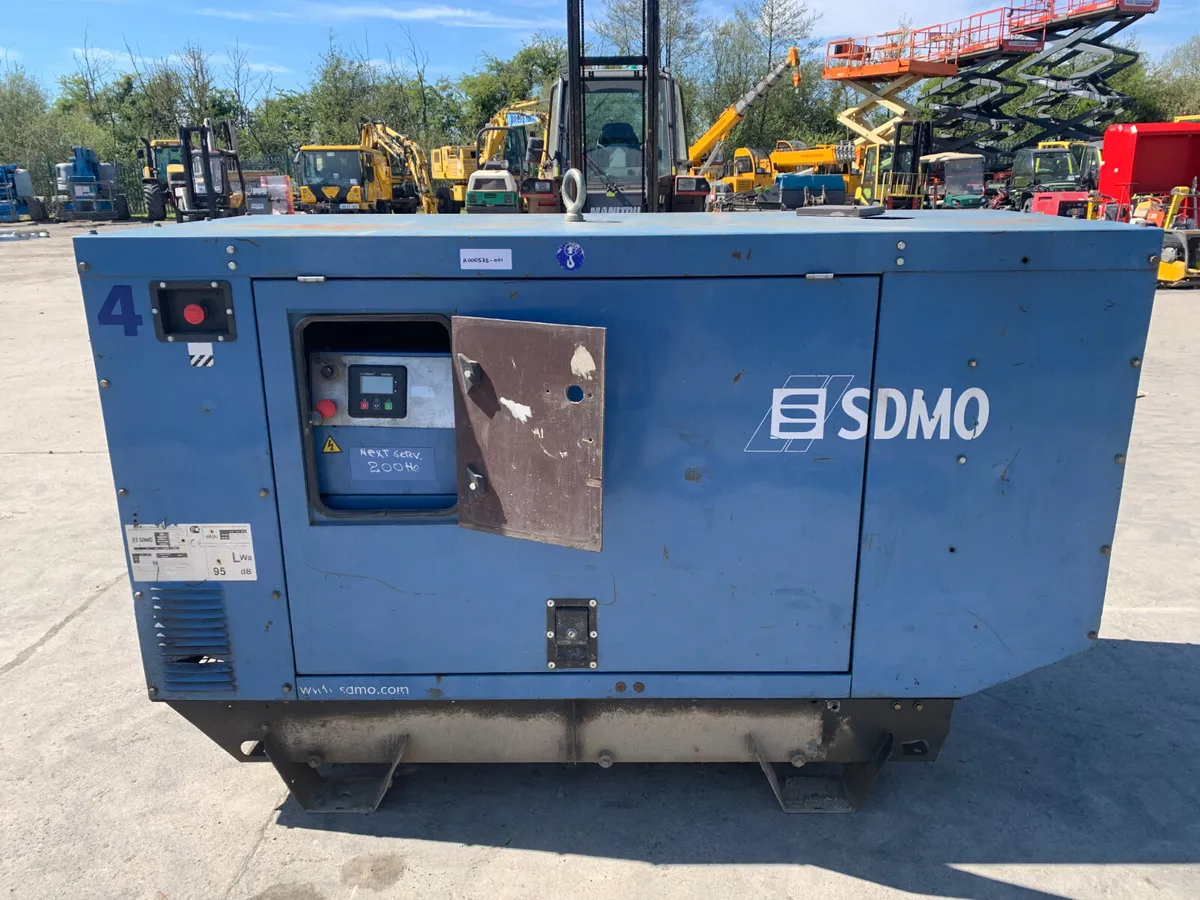 SDMO 30KVA DIESEL GENERATOR FOR AUCTION - NAAS - Image 3