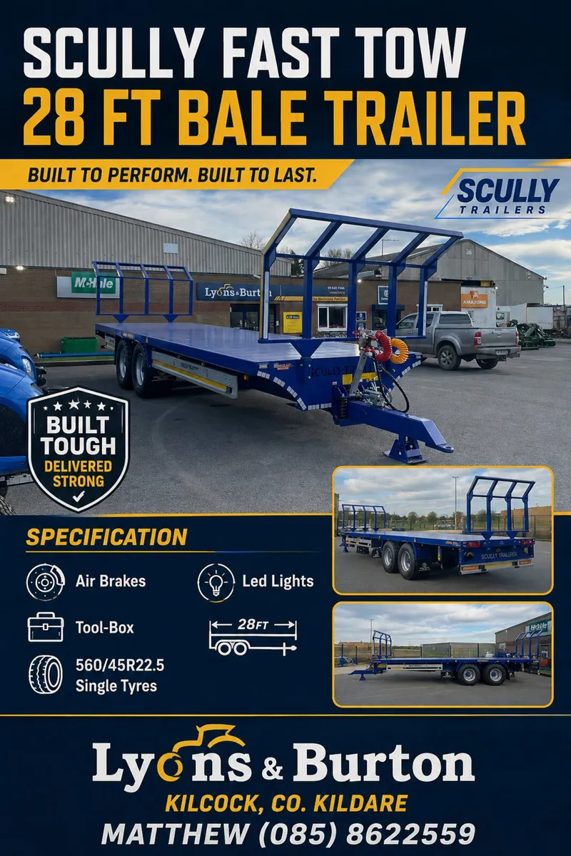 Scully 28ft Bale Trailer