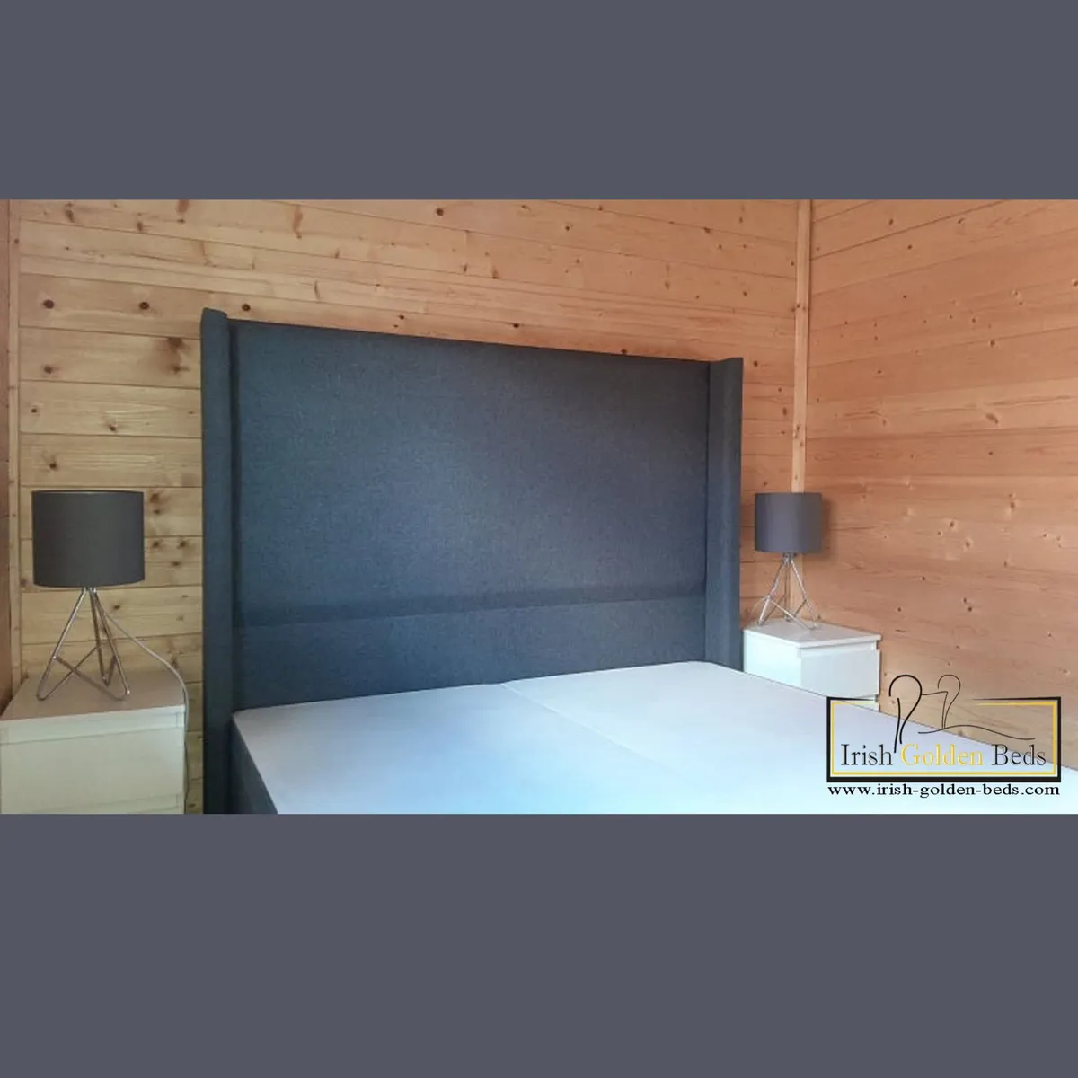 bed frame and headboard, free assembly - Image 1