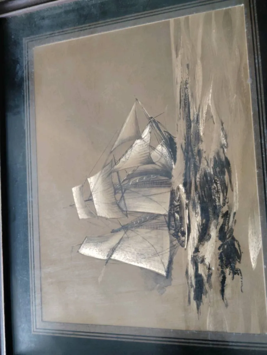 Picture boat and ballerina - Image 1