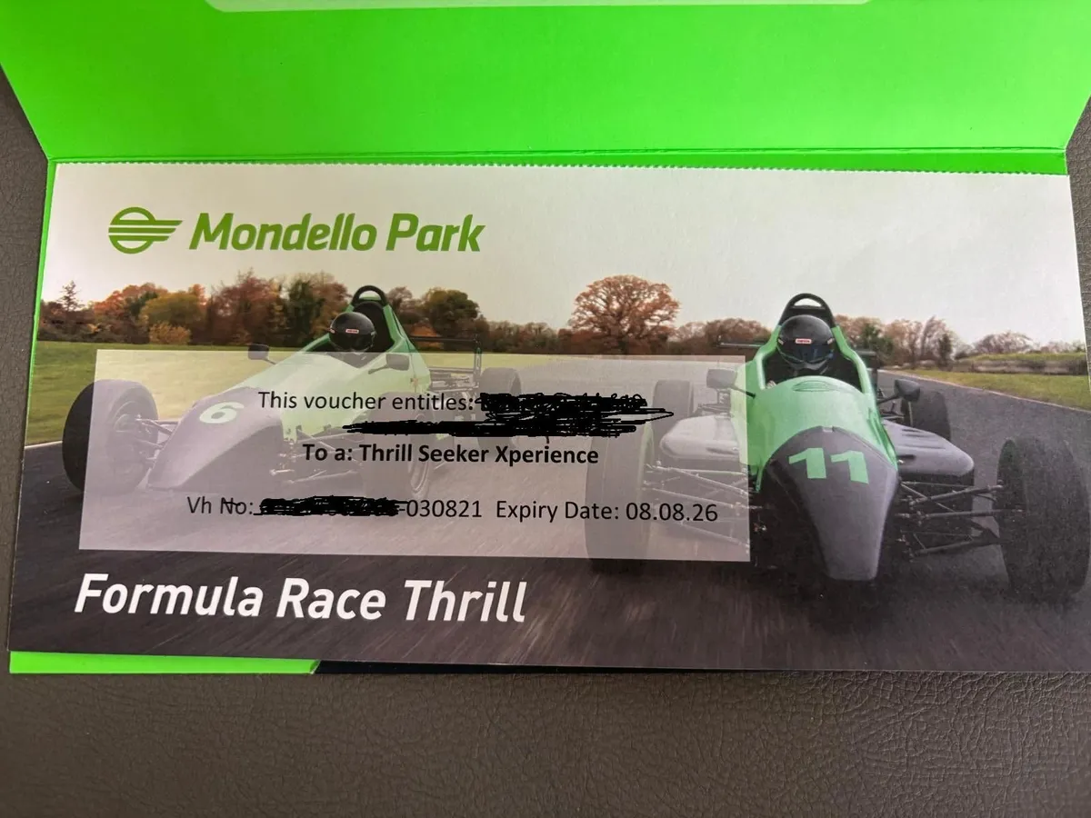 Mondello Park Voucher Formula Race Thrill