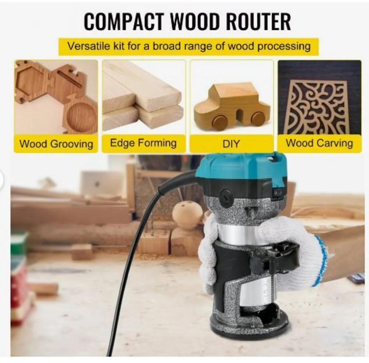 Router Tool, 710W Wood Router - Image 3