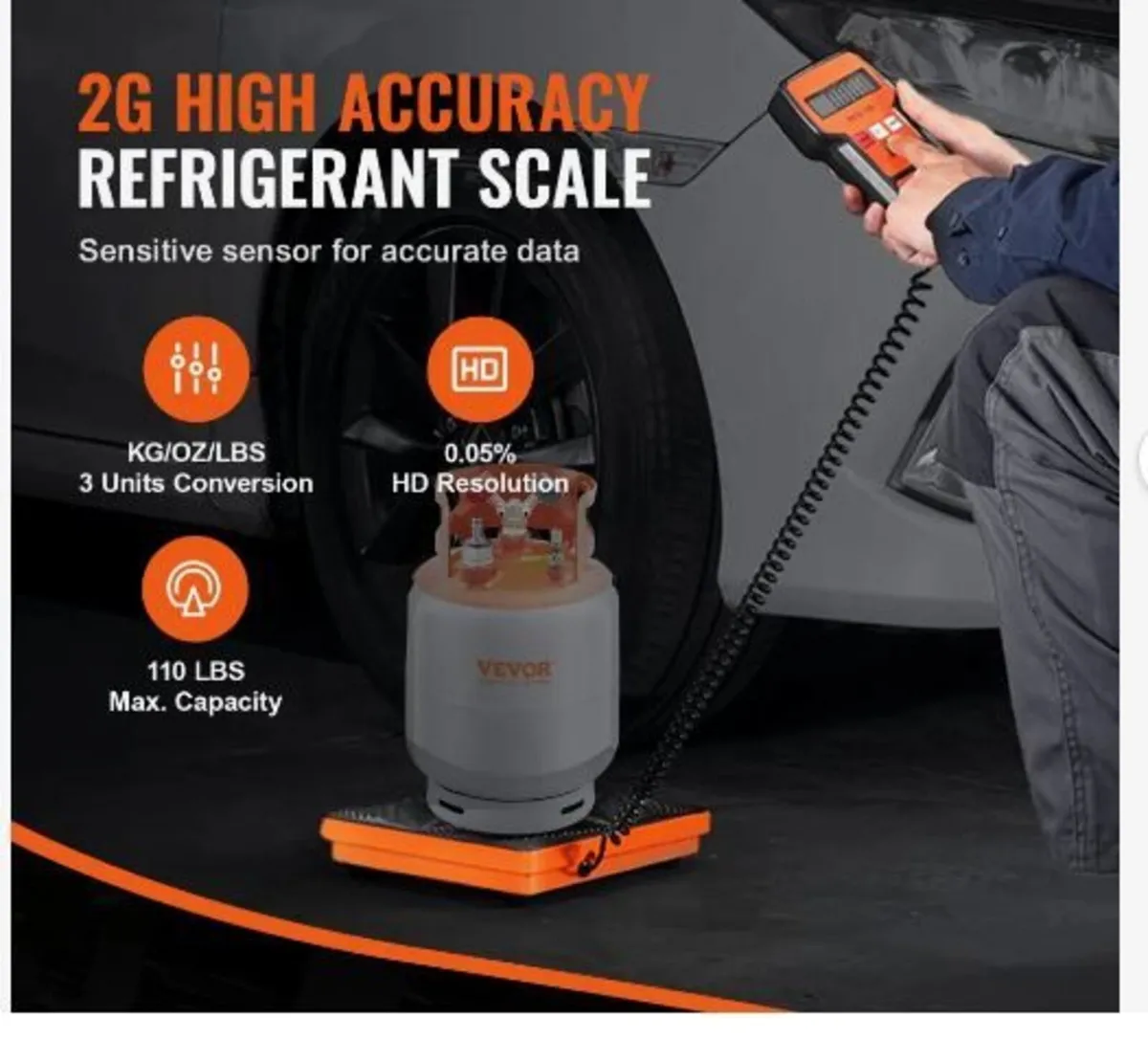 Electronic Digital Refrigerant Charging Freon Weig - Image 3